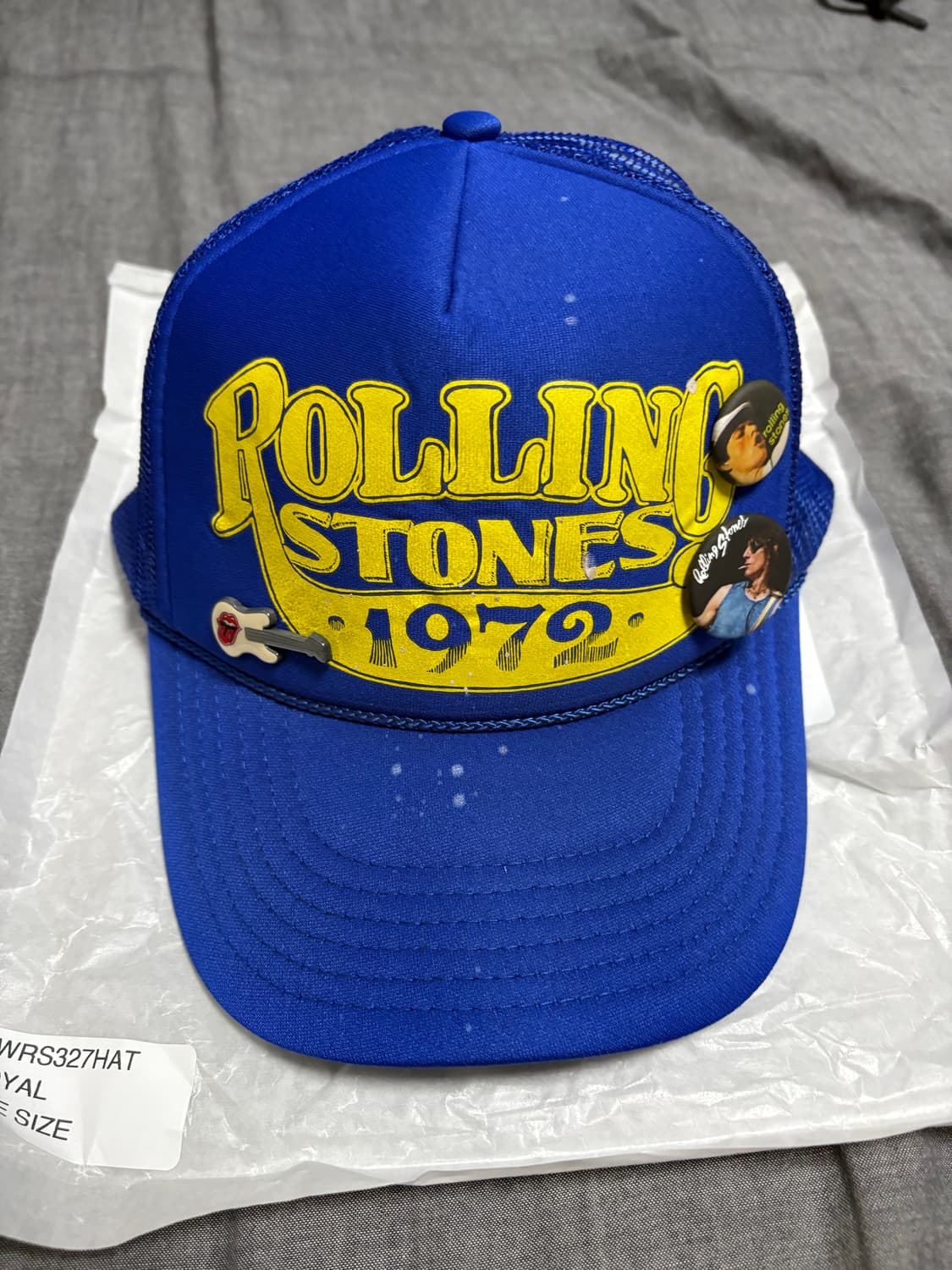 [F] Madeworn 메이드원 롤링스톤즈 트러커 캡 블루 (새 상품) 상품이미지2