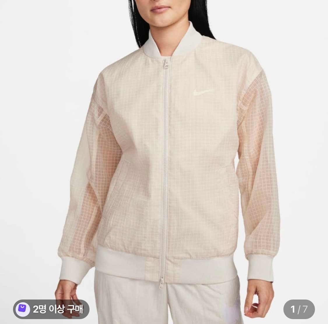 나이키 NSW 바시티 봄버 자켓 여성용 상품이미지3