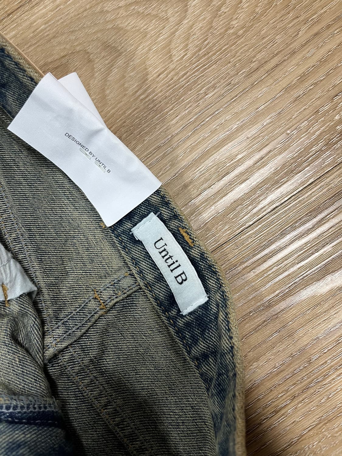 (새상품) 언틸비 피쉬테일 데님 스커트 L 상품이미지4