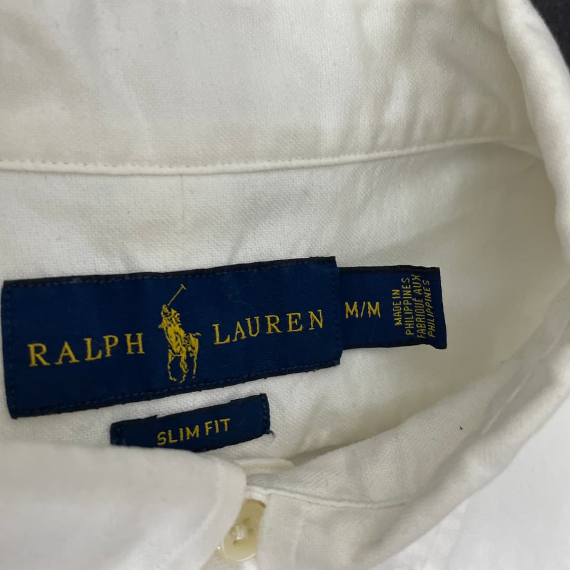 여성용 폴로랄프로렌 포니 옥스포드 화이트 반팔 셔츠 상품이미지3