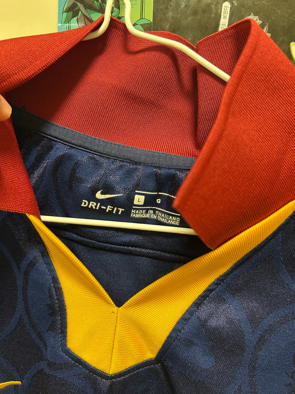 AS로마 콜라로프 축구 유니폼 L (oem) 상품이미지4