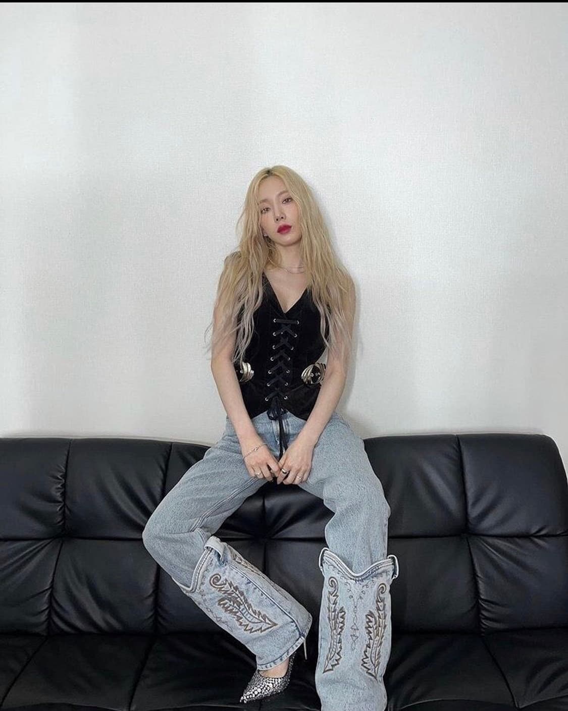 와이프로젝트 카우보이 커프스 데님 진 상품이미지8