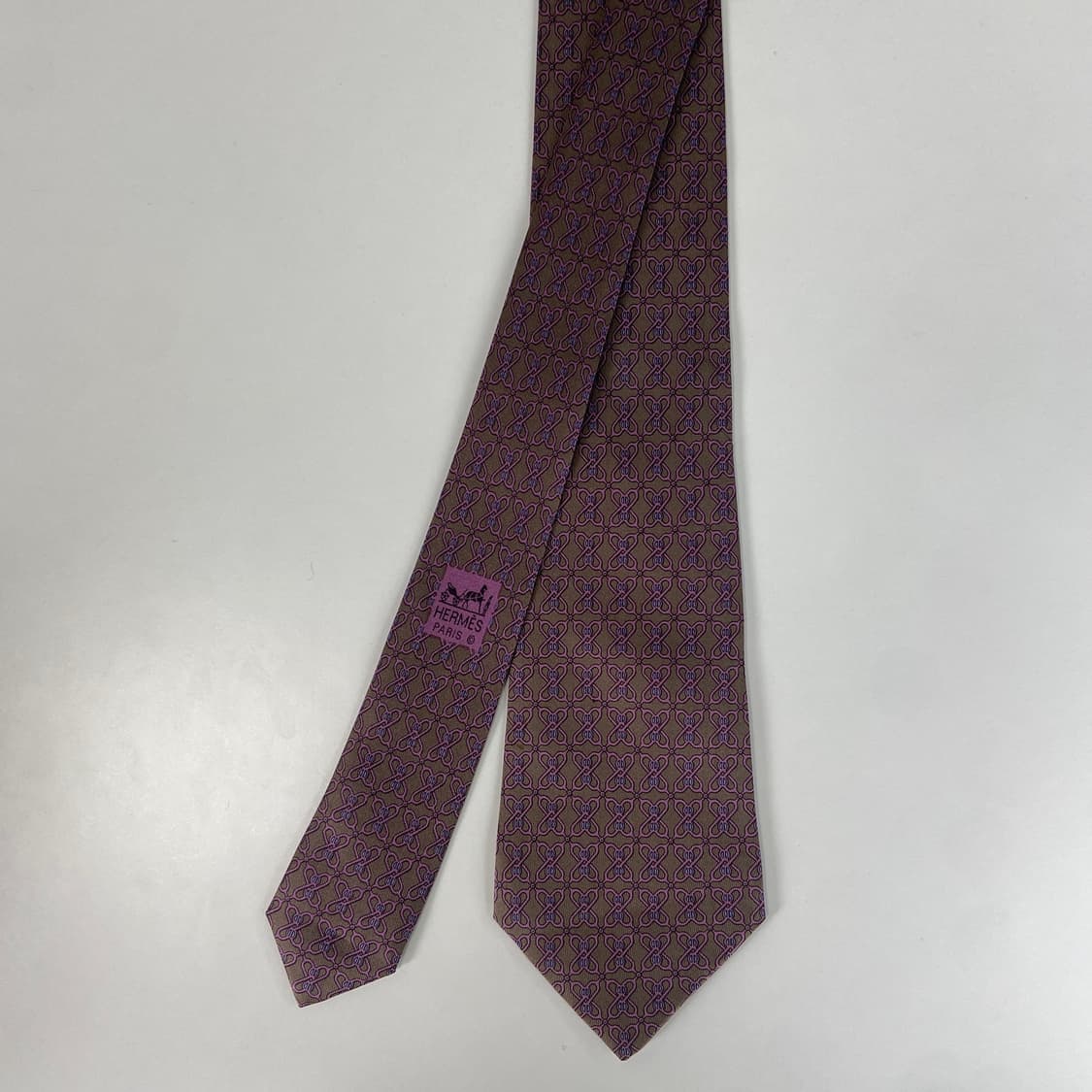 에르메스(HERMES) 명품 정품 넥타이 8.6cm 상품이미지1