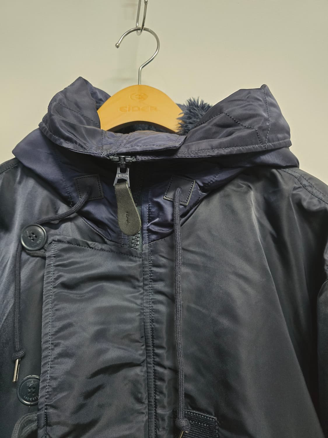 라코스테 x 알파인더스트리 콜라보 패딩 상품이미지2