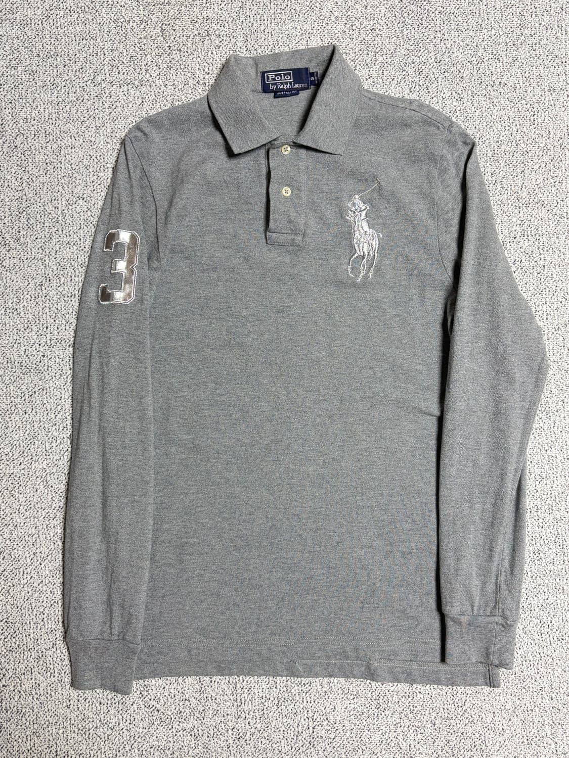 폴로랄프로렌  은색 빅포니 카라티 상품이미지2