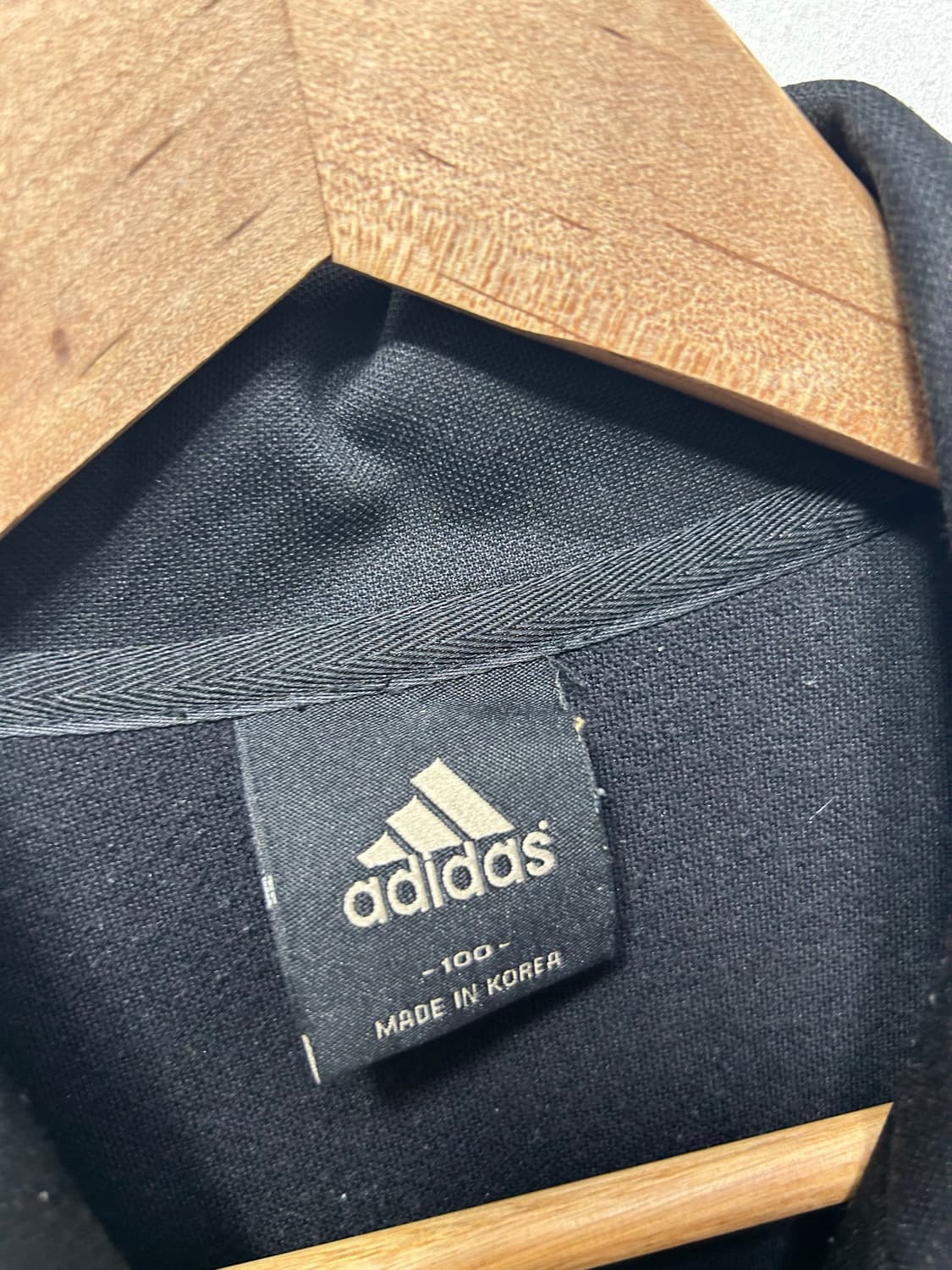 아디다스 블랙 여성 저지 트랙 자켓 집업 L  상품이미지3