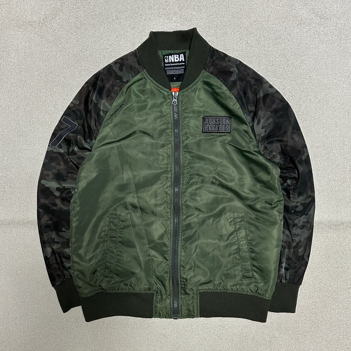 NBA 휴스턴 로키츠 항공 점퍼 자켓 상품이미지2