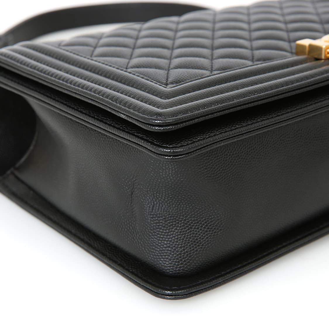 샤넬 보이 샤넬 라지 플랩 체인백 보이백 블랙 골드 A92193 상품이미지8