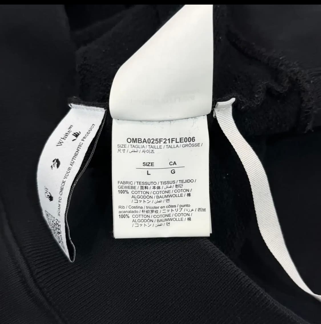 오프화이트 디그레이드 애로우 맨투맨 상품이미지5