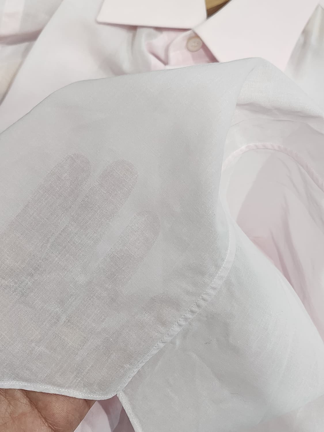 브리오니 Brioni 핑크 셔츠 43/17 이태리 정품 상품이미지3