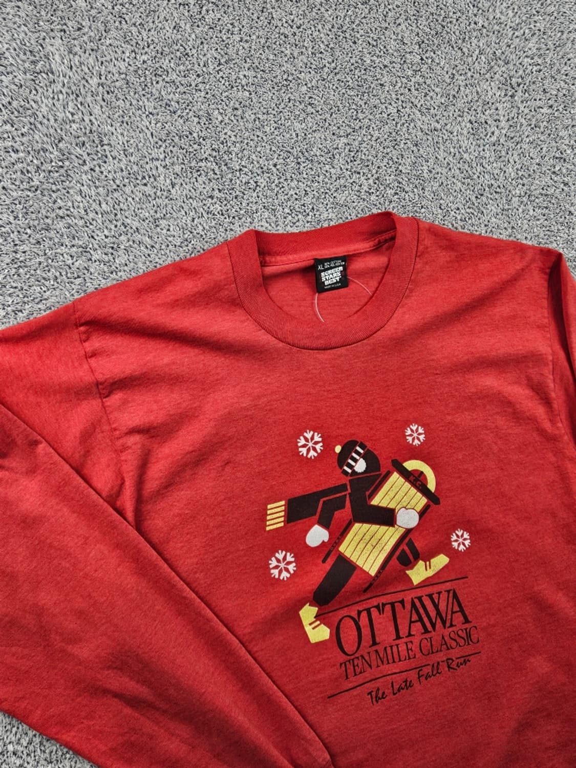 90's USA 스크린스타베스트 싱글스티치 롱슬리브 (XL)/ 11134 상품이미지5