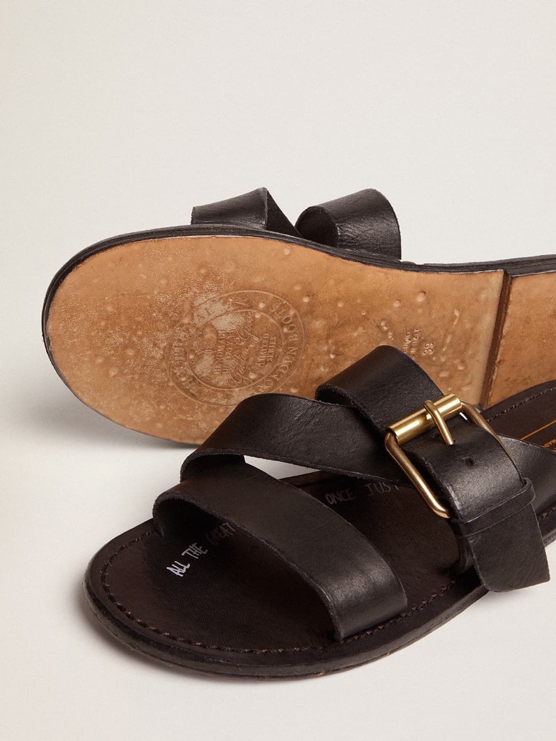 정품 38) 골든구스 레진 노티드 마가렛 플랫 샌들 240~245 상품이미지5