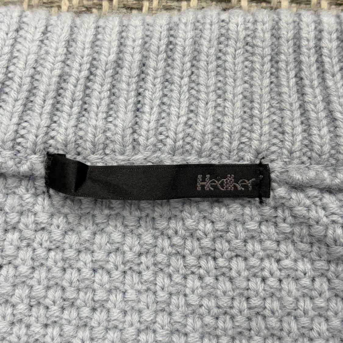 Heather 브이넥 크롭 니트 v2550 상품이미지5