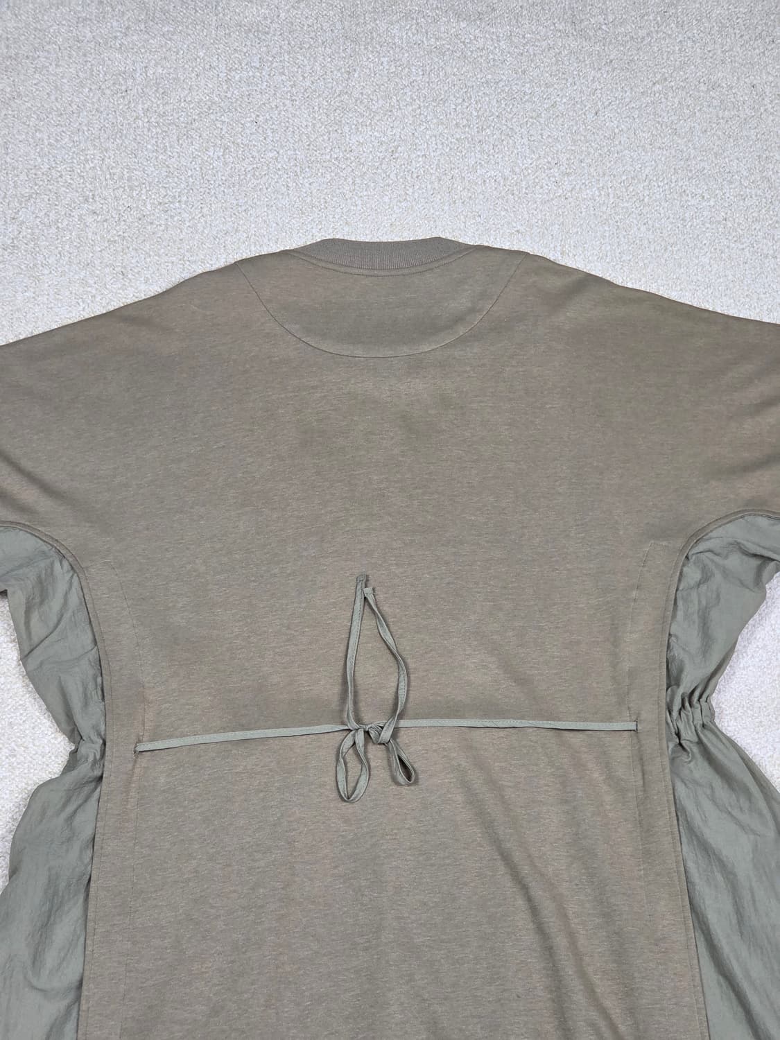 [시스템] 레이어드 티셔츠 배색 원피스 | A00141 상품이미지6