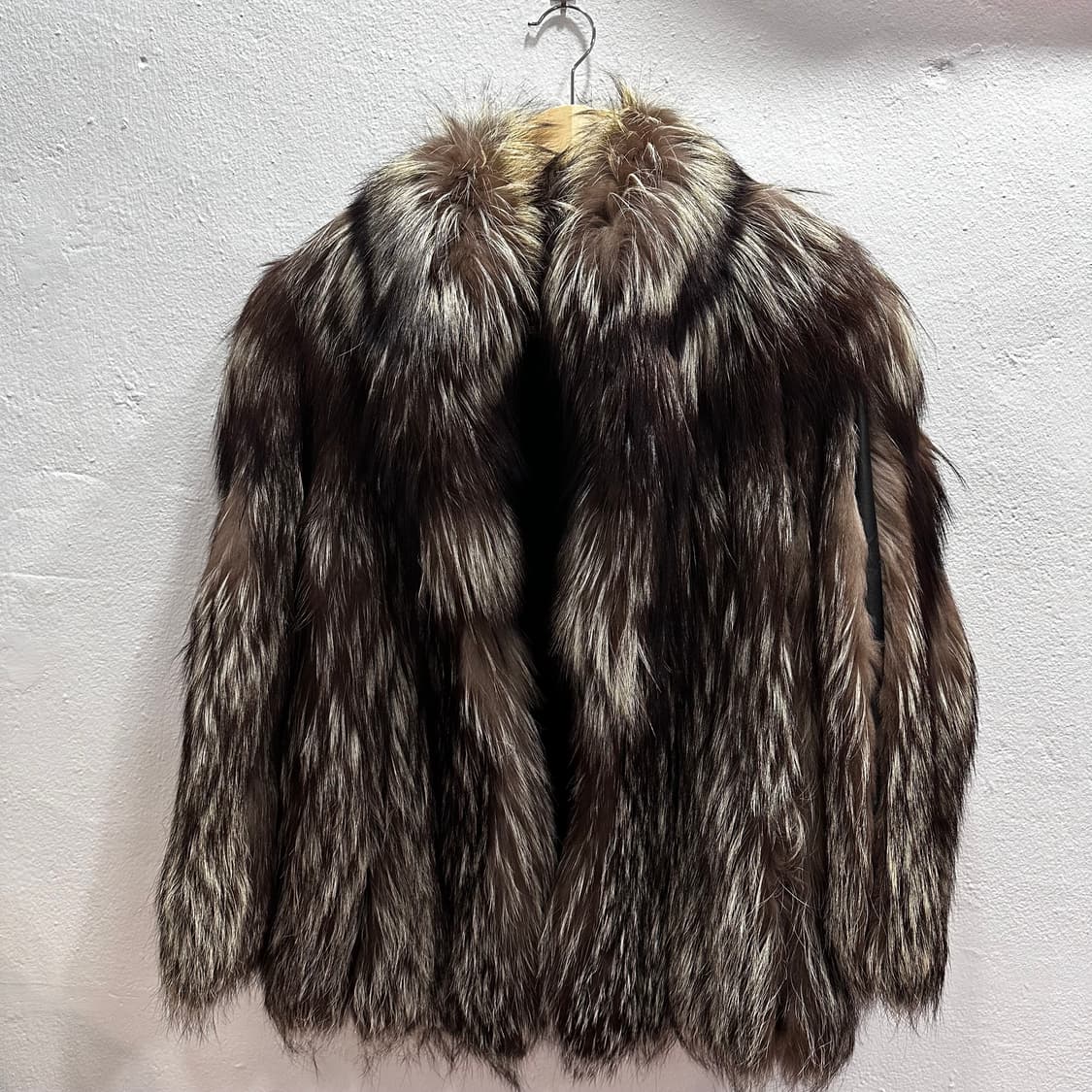 조세핀 브라운 실버 사가폭스 퍼자켓M 상품이미지5