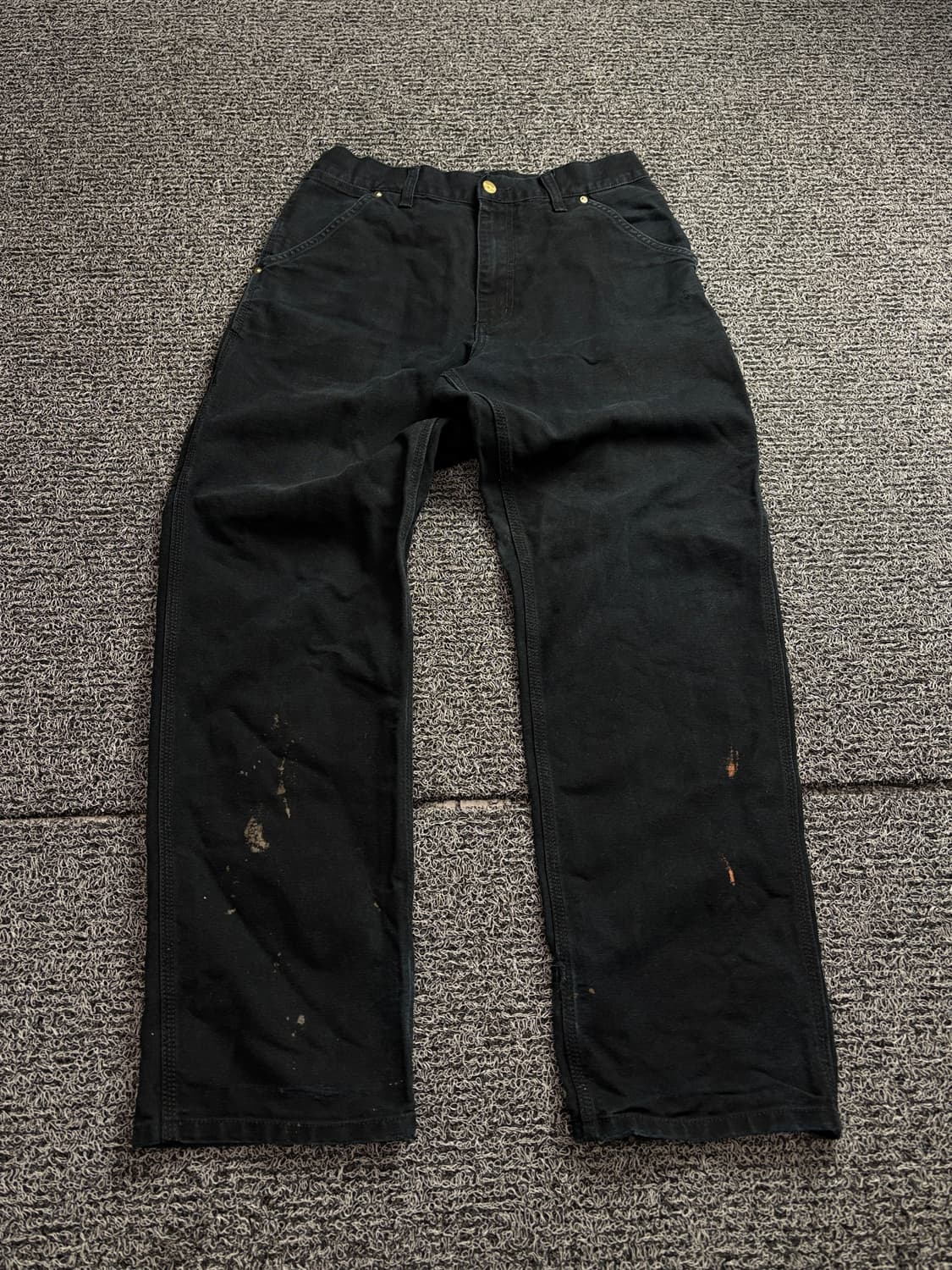 칼하트 오리지날 타이다이 더블니 워크 카펜터 팬츠 2189 상품이미지2