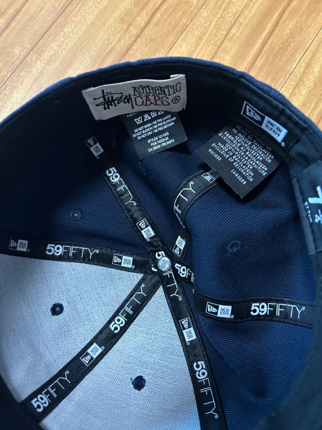 스투시 NY 뉴에라 캡 네이비 상품이미지2