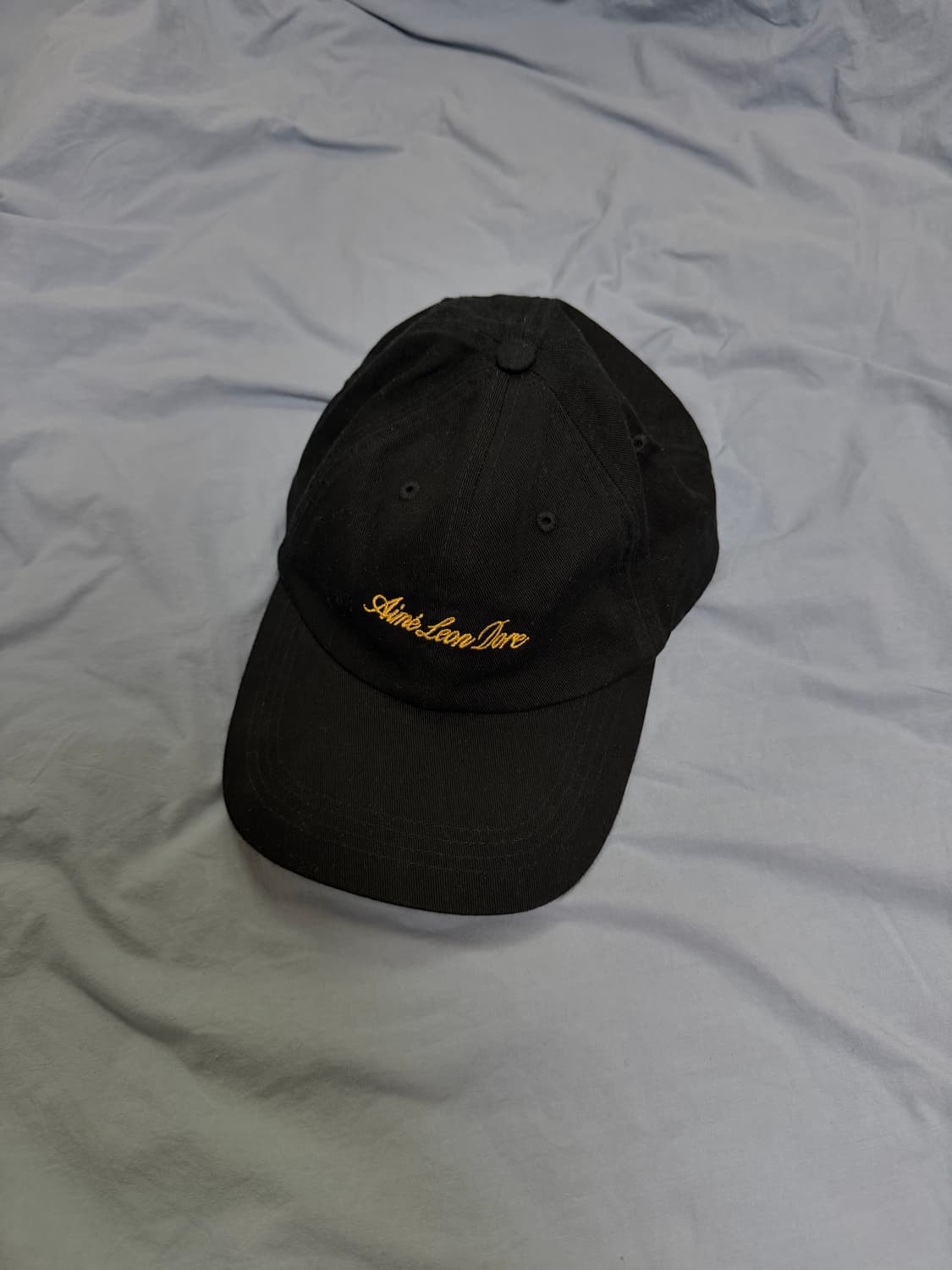 에메레온도르 워시드 스크립트 햇 제트 블랙 상품이미지3