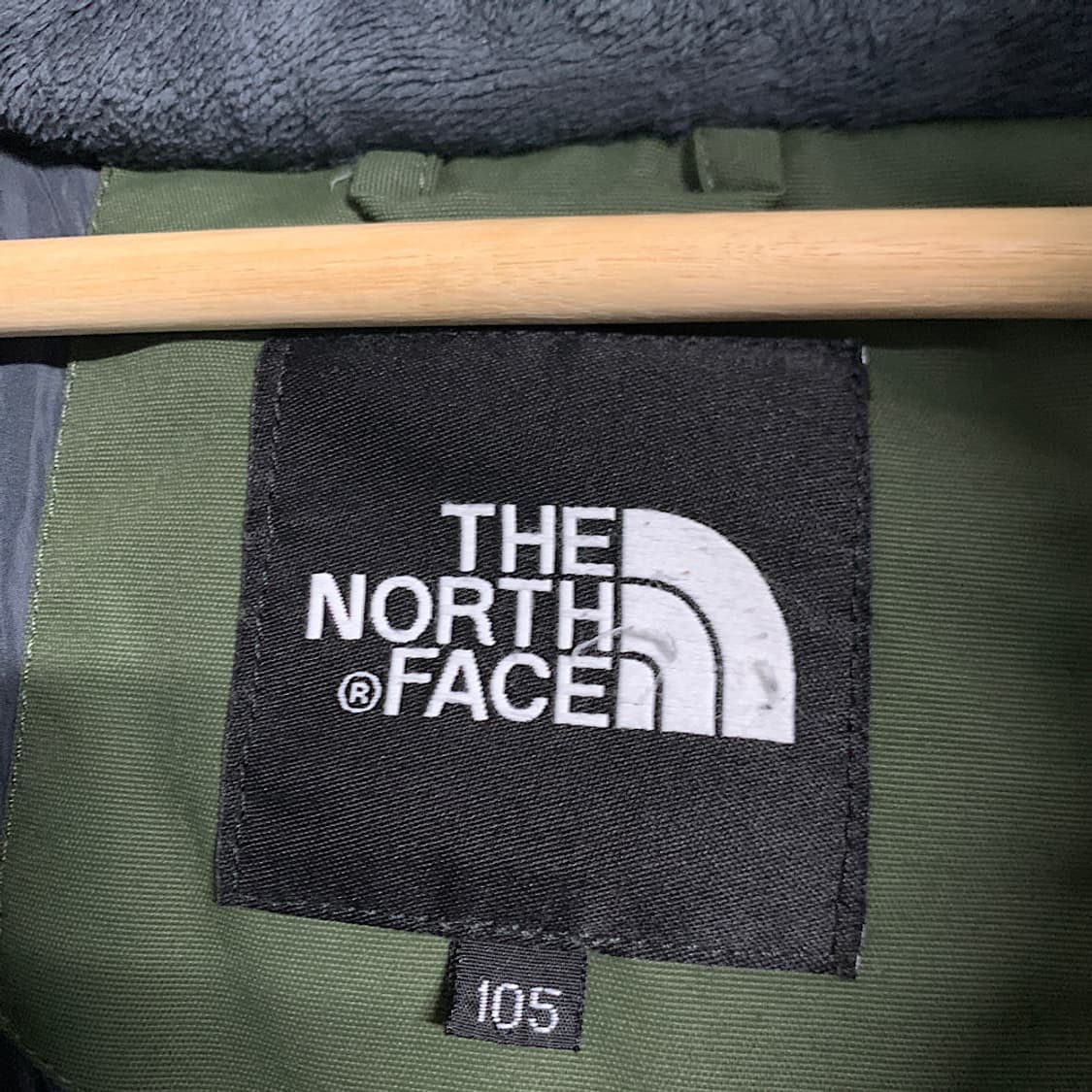 노스페이스 카키 구스다운 패딩 105 상품이미지2