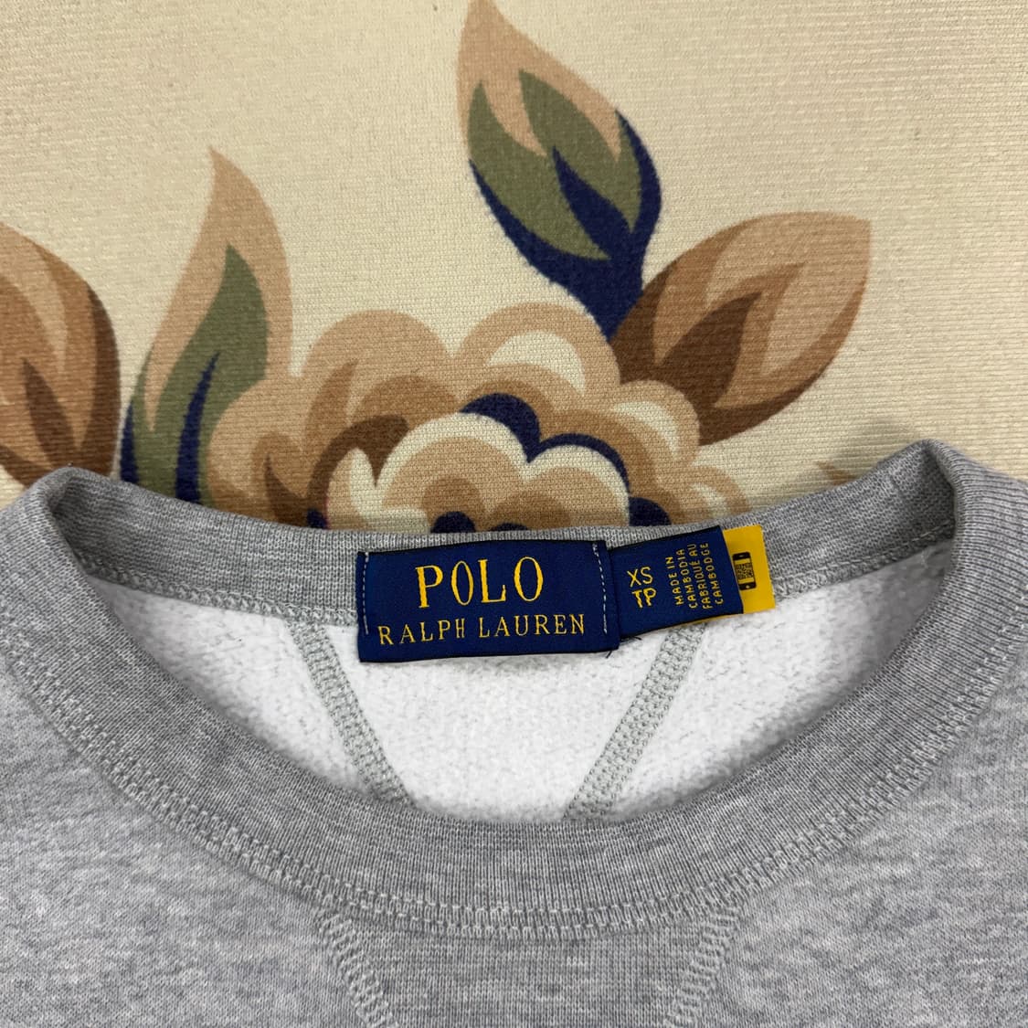 (XS)폴로 랄프로렌 스펠아웃 맨투맨(그레이) 상품이미지2