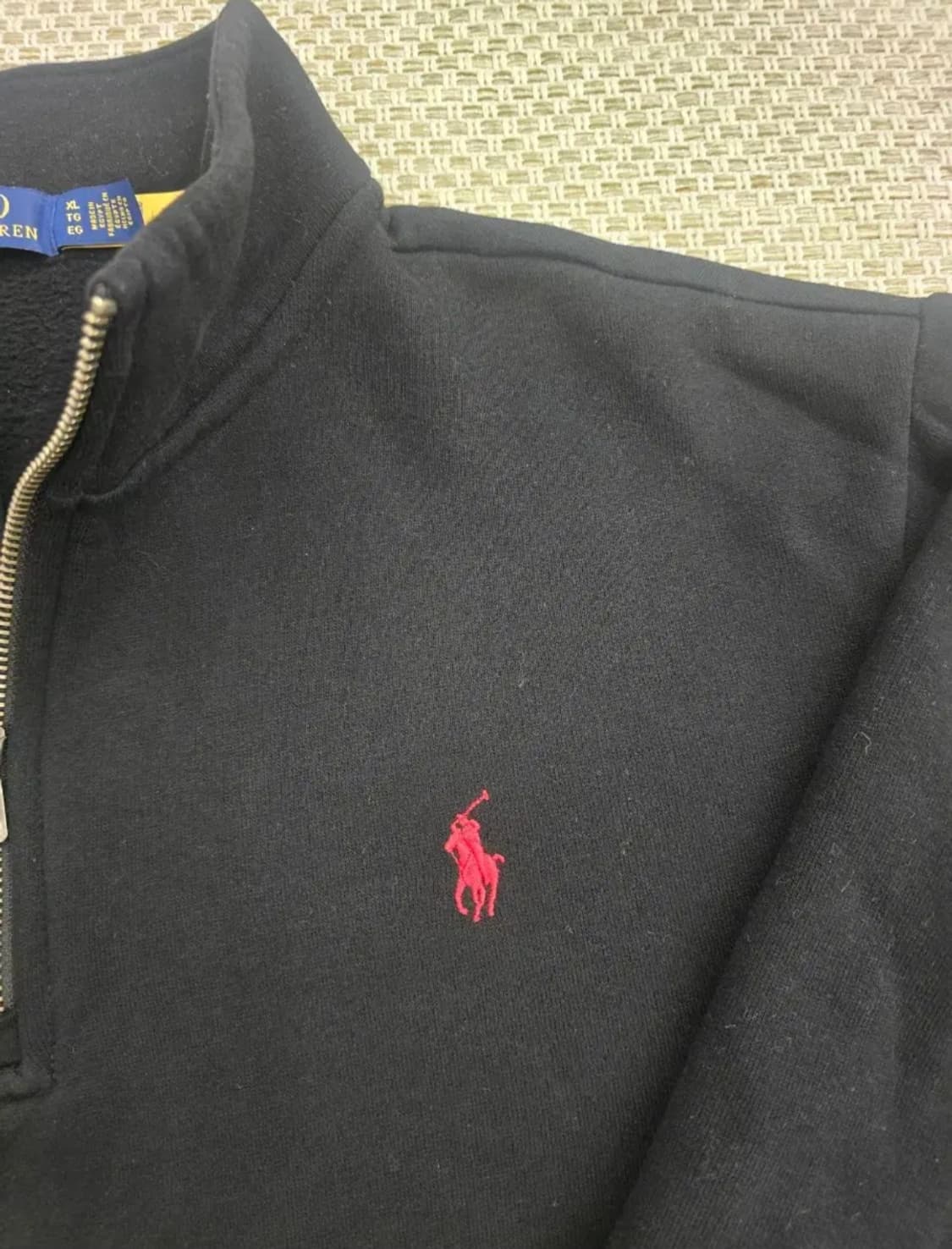 폴로 플리스 하프집업 맨투맨 상품이미지3