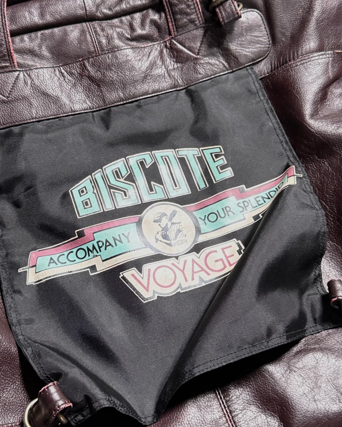 00's 비스코트 레더 더플백 상품이미지2