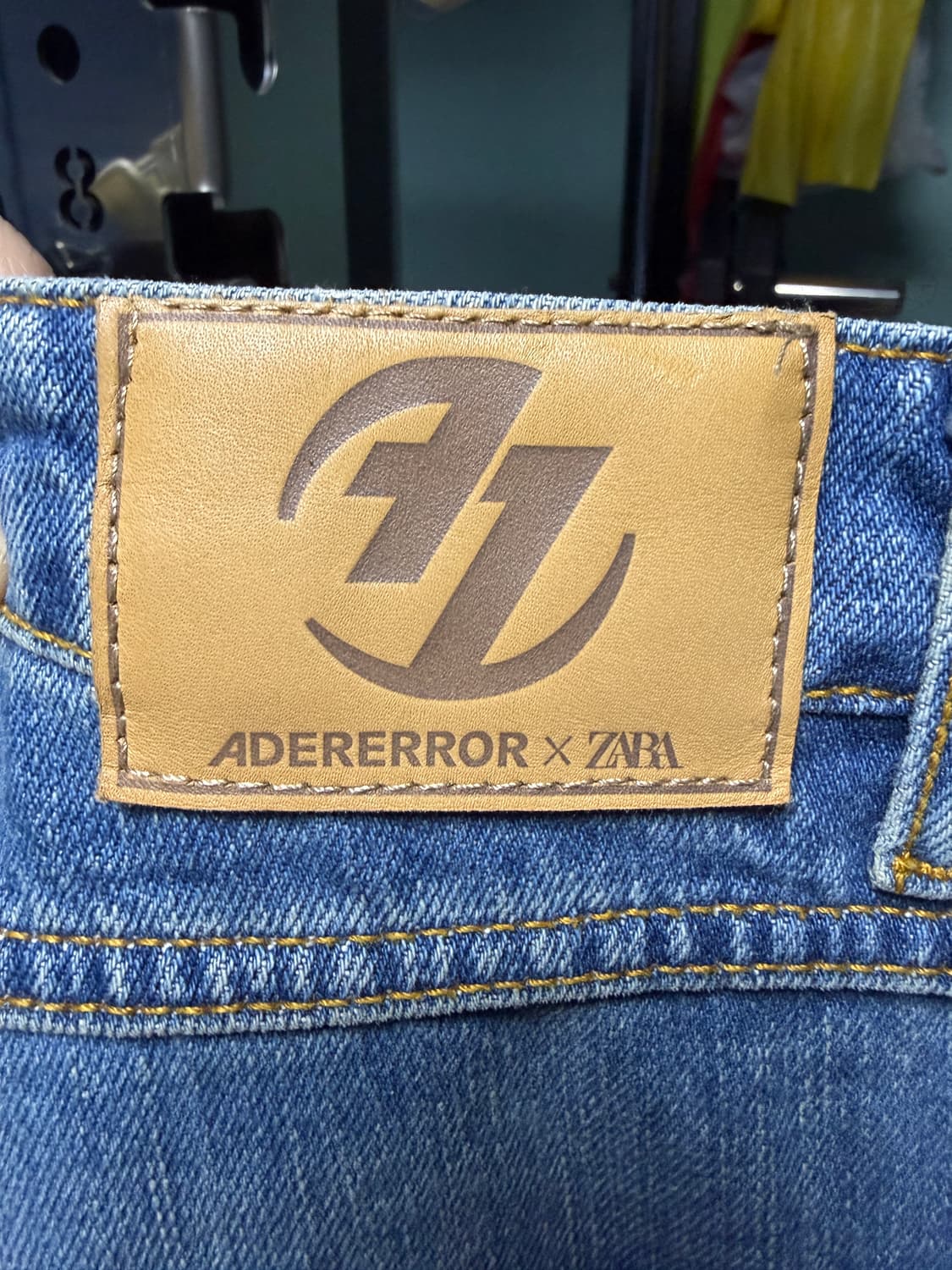아더에러x자라 패치워크진 블루 EU36(KR26)사이즈 상품이미지3