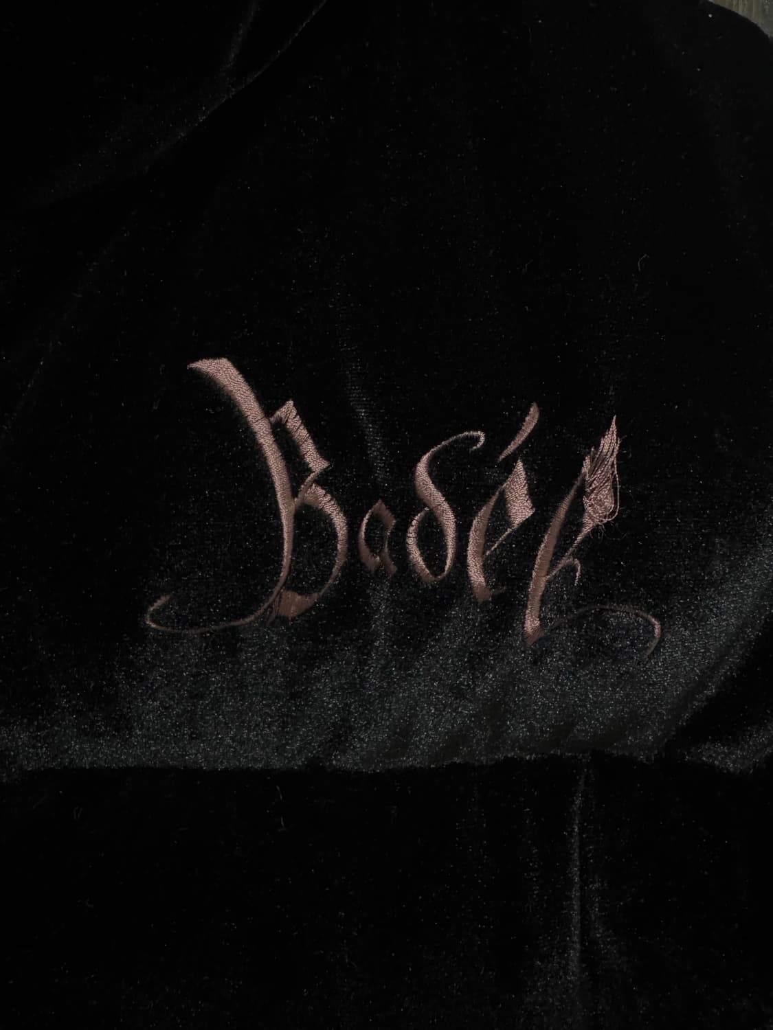 택포 배디 벨벳 벨루어 숏패딩 m 상품이미지6