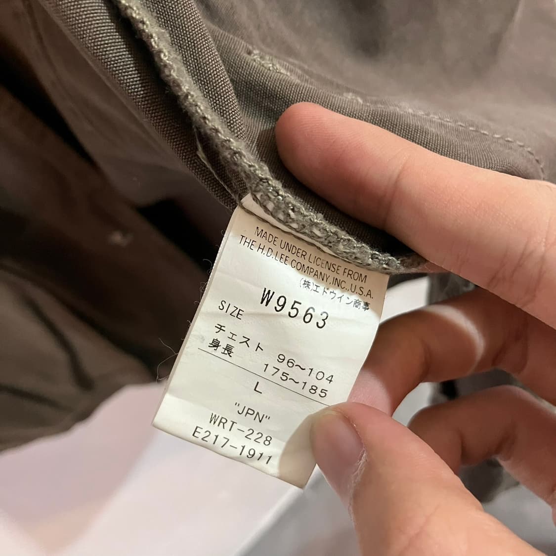 랭글러 워크웨어 야상 상품이미지7