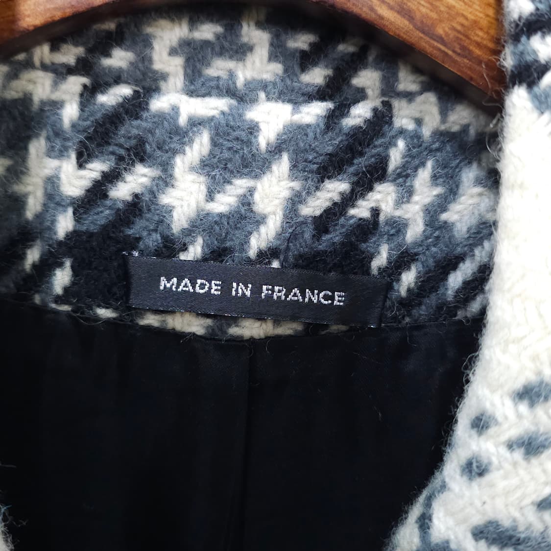 프랑스 빈티지 트위드울 오버핏 더블코트- 우먼프리 상품이미지8