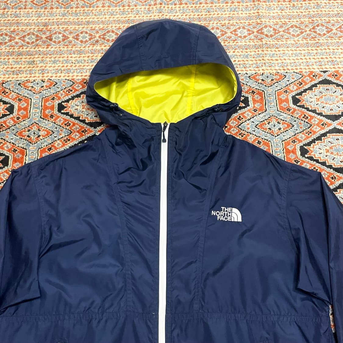 노스페이스 네이비 풀집업 경량 바람막이 자켓 남성M 상품이미지2