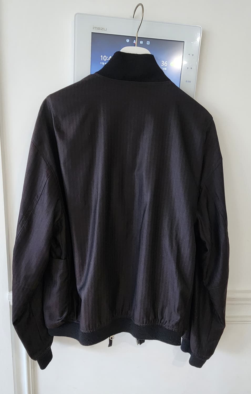 폴리테루 3 울 실크 탱커 차콜 브라운 상품이미지5