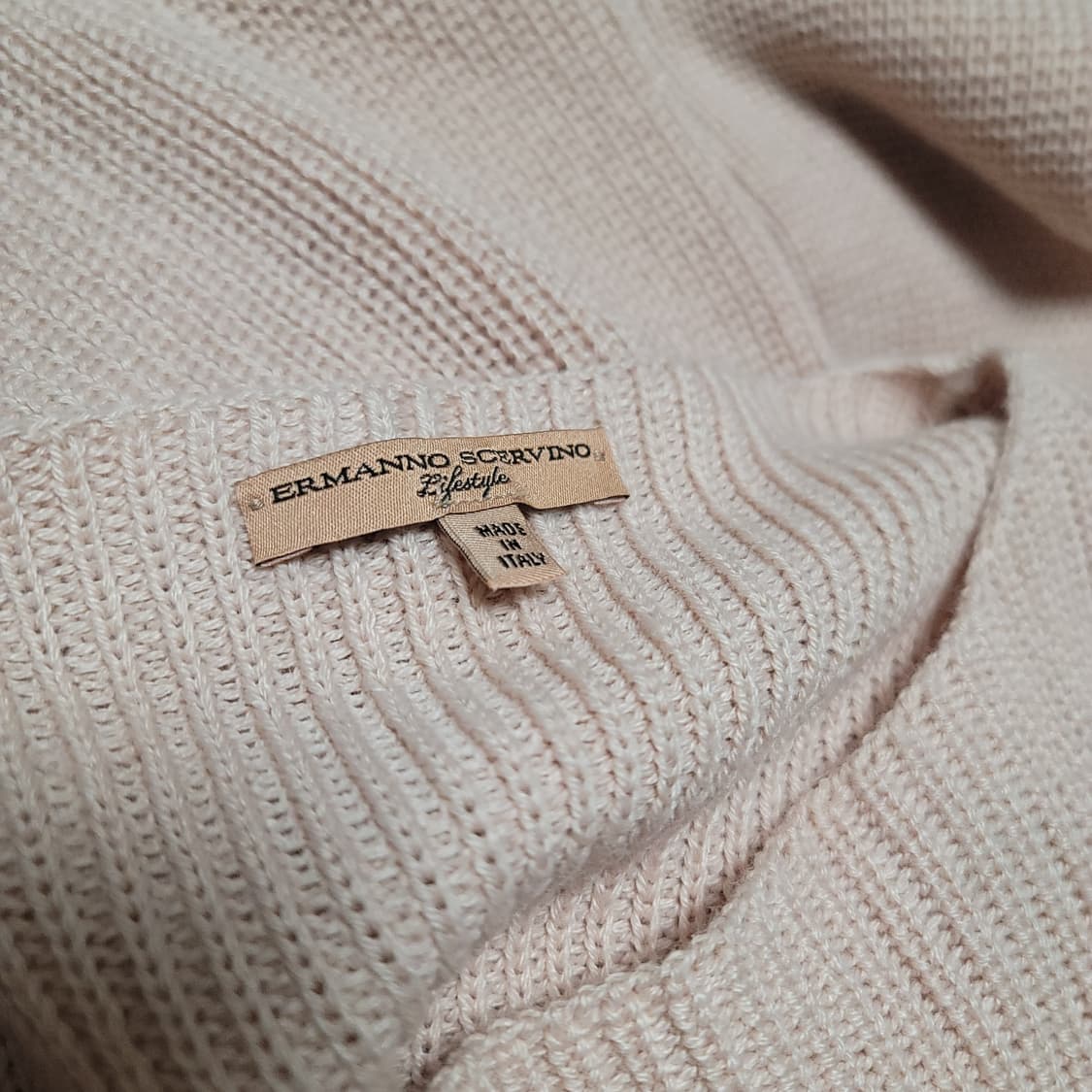 에르마노 설비노 울혼방 니트 (55/IT38) 상태최상 상품이미지6