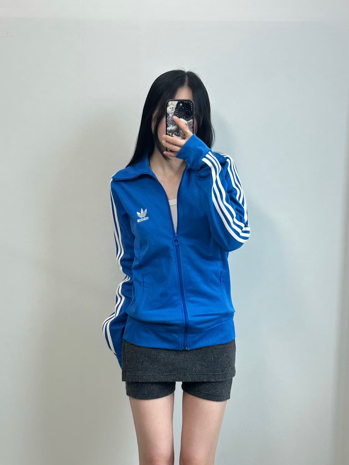 아디다스 유로파 사이드라인 블루 트랙탑 져지 상품이미지1