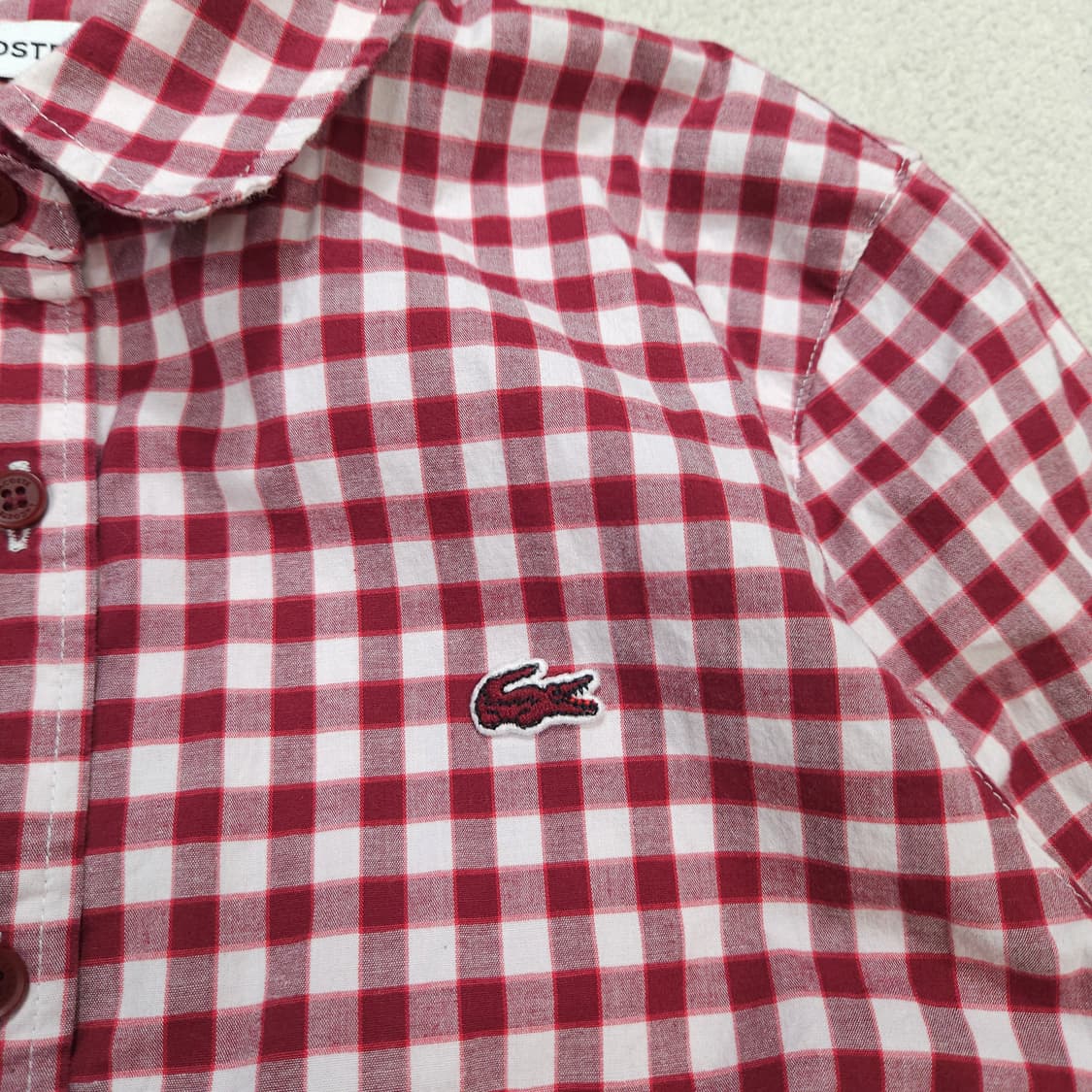라코스테 체크 셔츠 34 상품이미지2