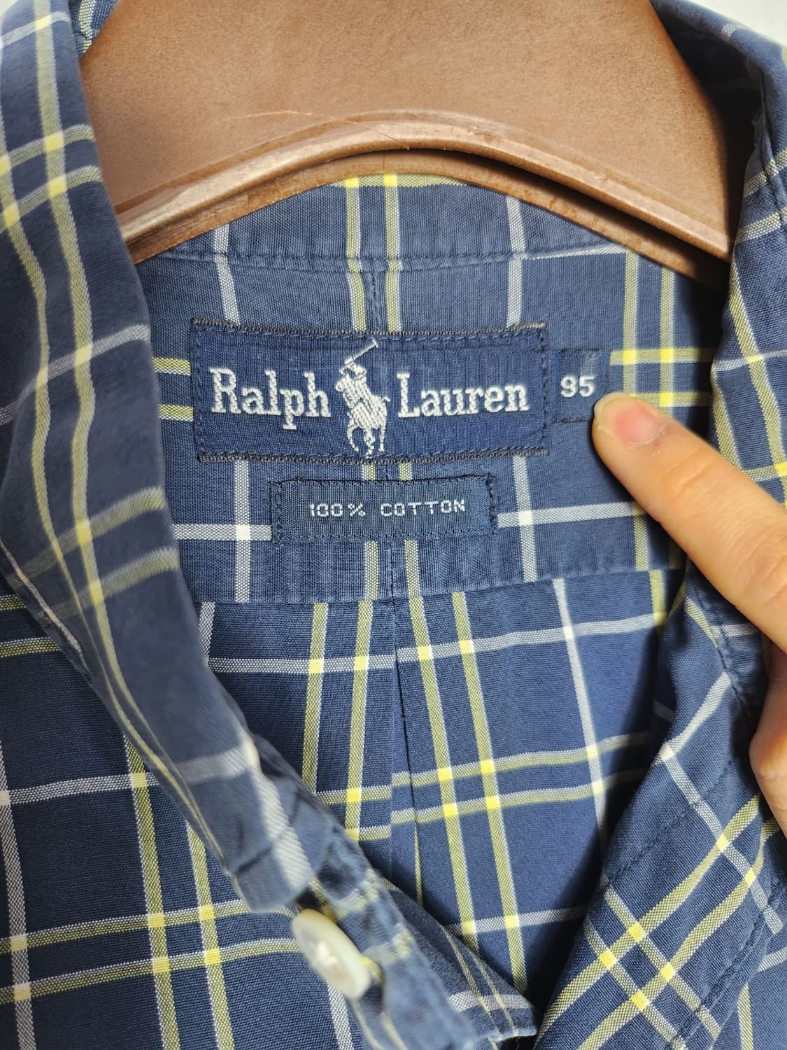 폴로 랄프로렌 반팔 체크 셔츠 상품이미지3