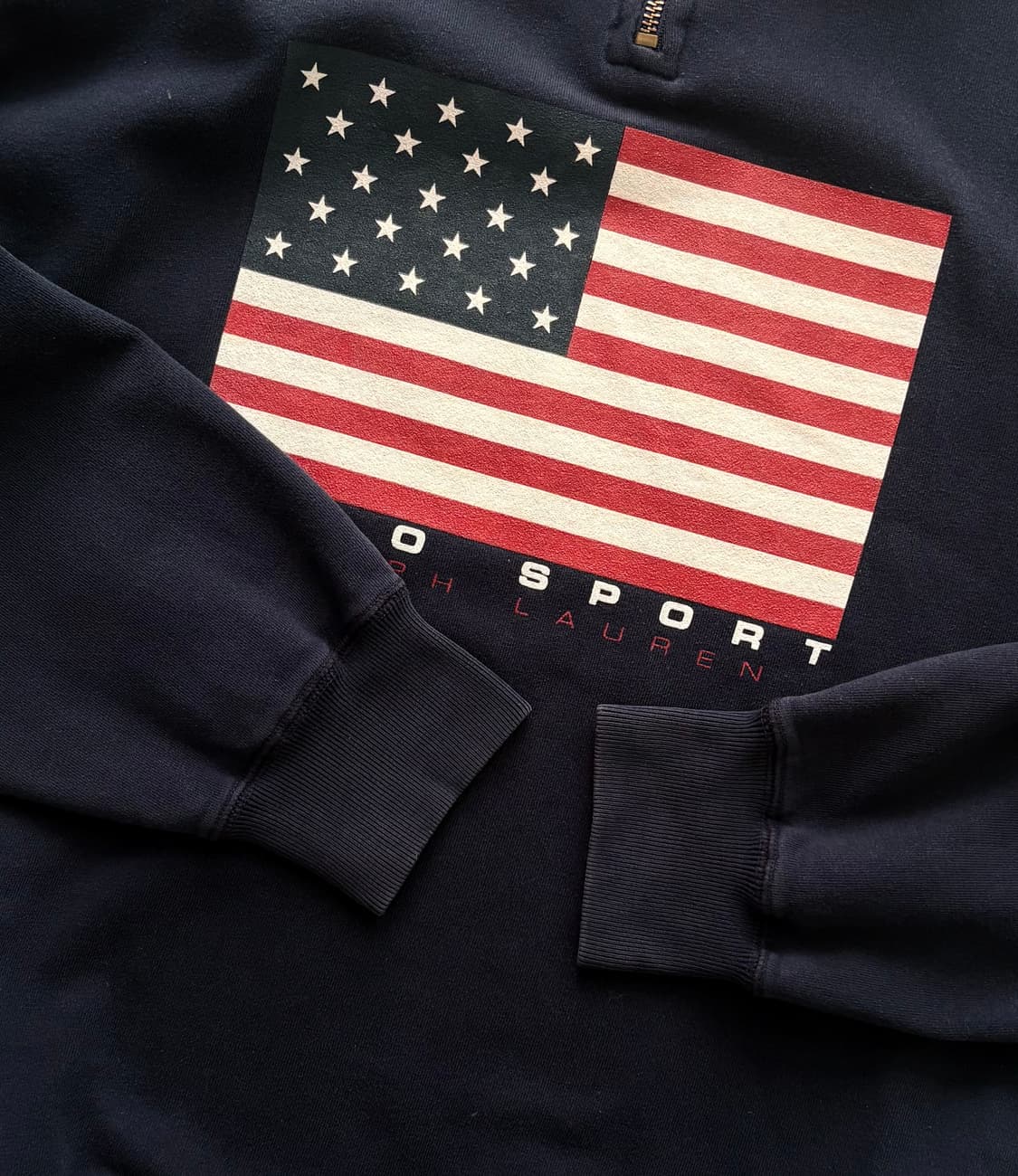 Polo 폴로 스포츠 성조기 하프 집업 상품이미지4