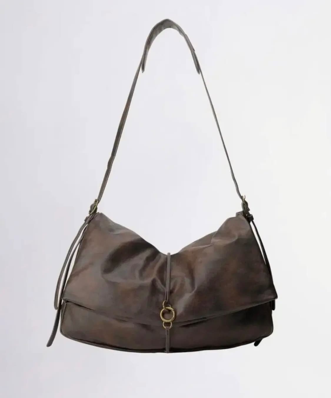 스컬프터 Folded Slouchy Bag Deep Brown 백 상품이미지1