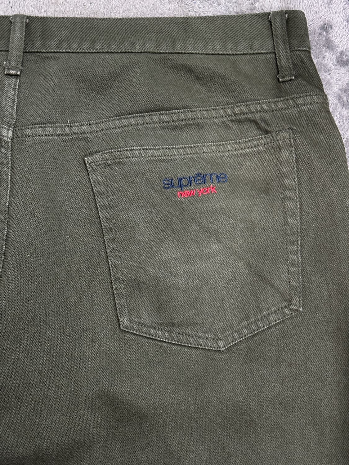 Supreme Baggy Jeans Olive 36 상품이미지4