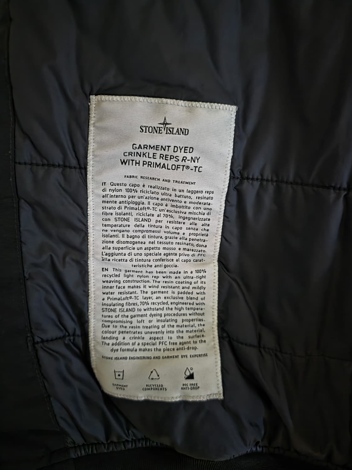 24FW 스톤아일랜드 크링클랩스 L 상품이미지5