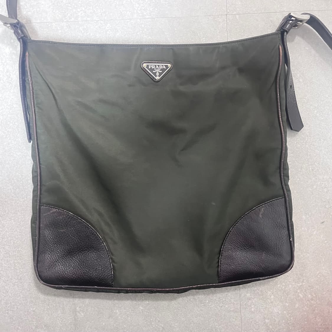 프라다 나일론/가죽 백 상품이미지2