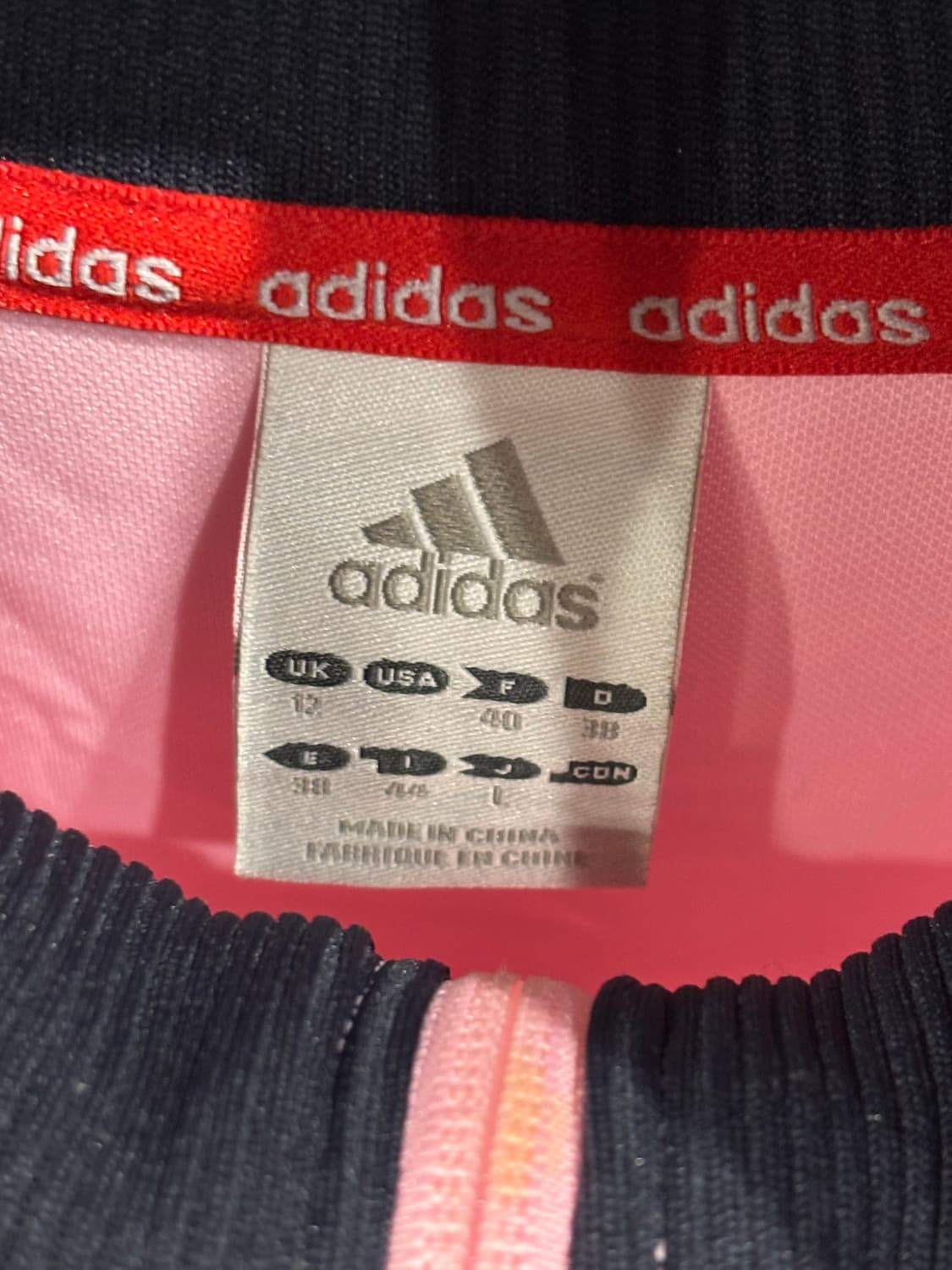 아디다스 딸기우유 핑크네이비 져지 트랙탑 대만영화여주 상품이미지2