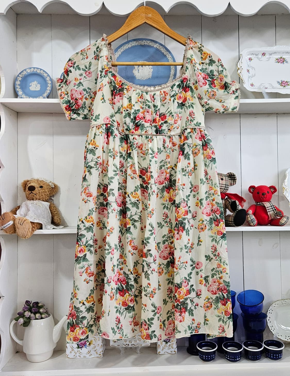 플로럴 쉬폰 원피스 상품이미지3