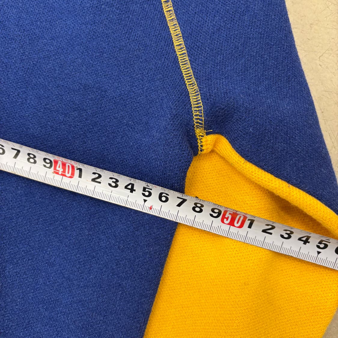 베네통 투톤 빅로고 니트 상품이미지6