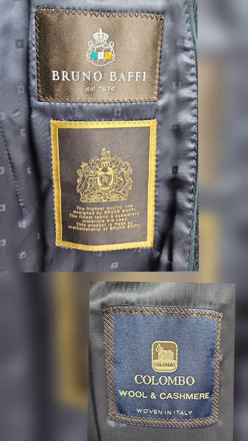 브루노파피 남성코트 95 울 캐시미어코트 반코트 심플코트 XA25 상품이미지6