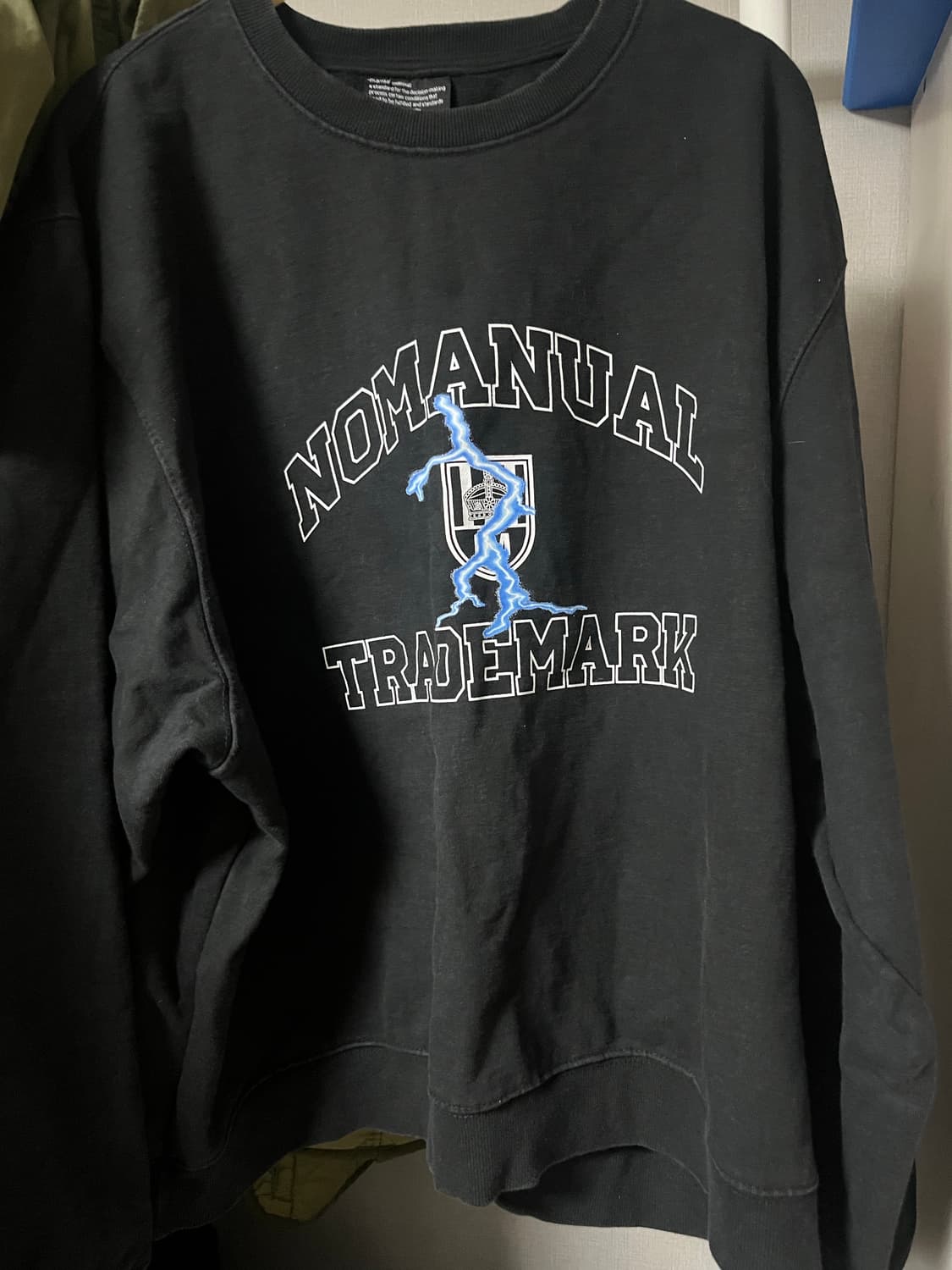 노매뉴얼 맨투맨 XL 상품이미지1