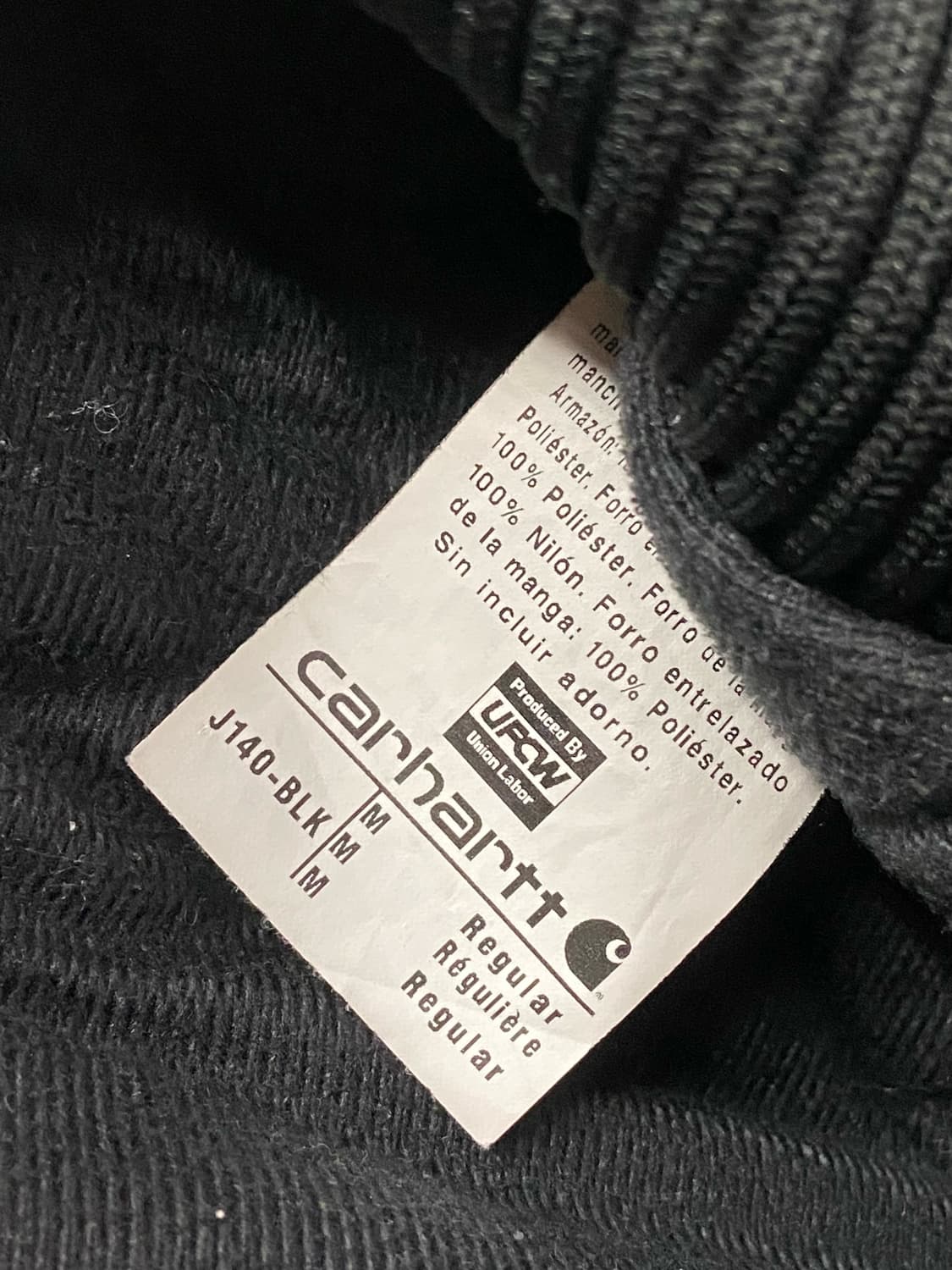 칼하트 덕 액티브 자켓 블랙 상품이미지6