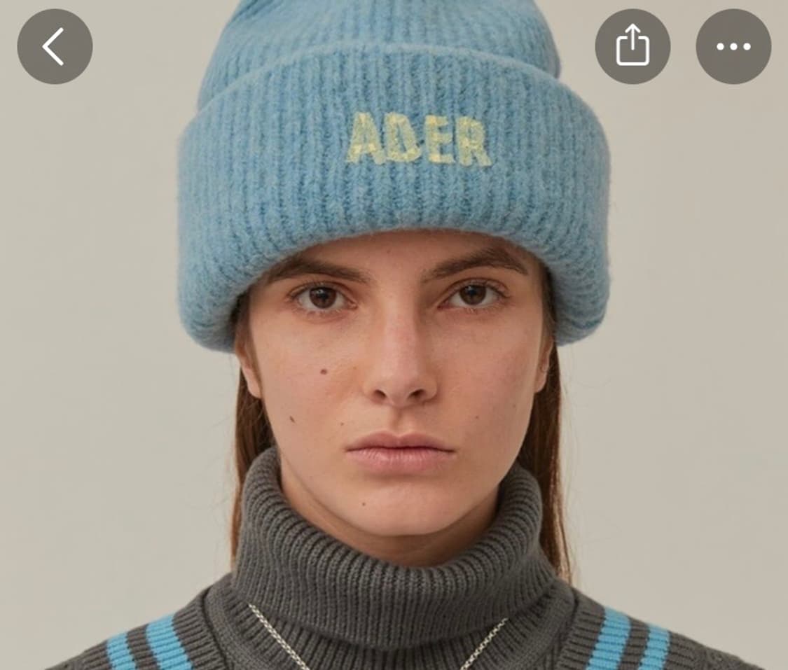 구매글)아더에러 마스크 비니(블루) 상품이미지2