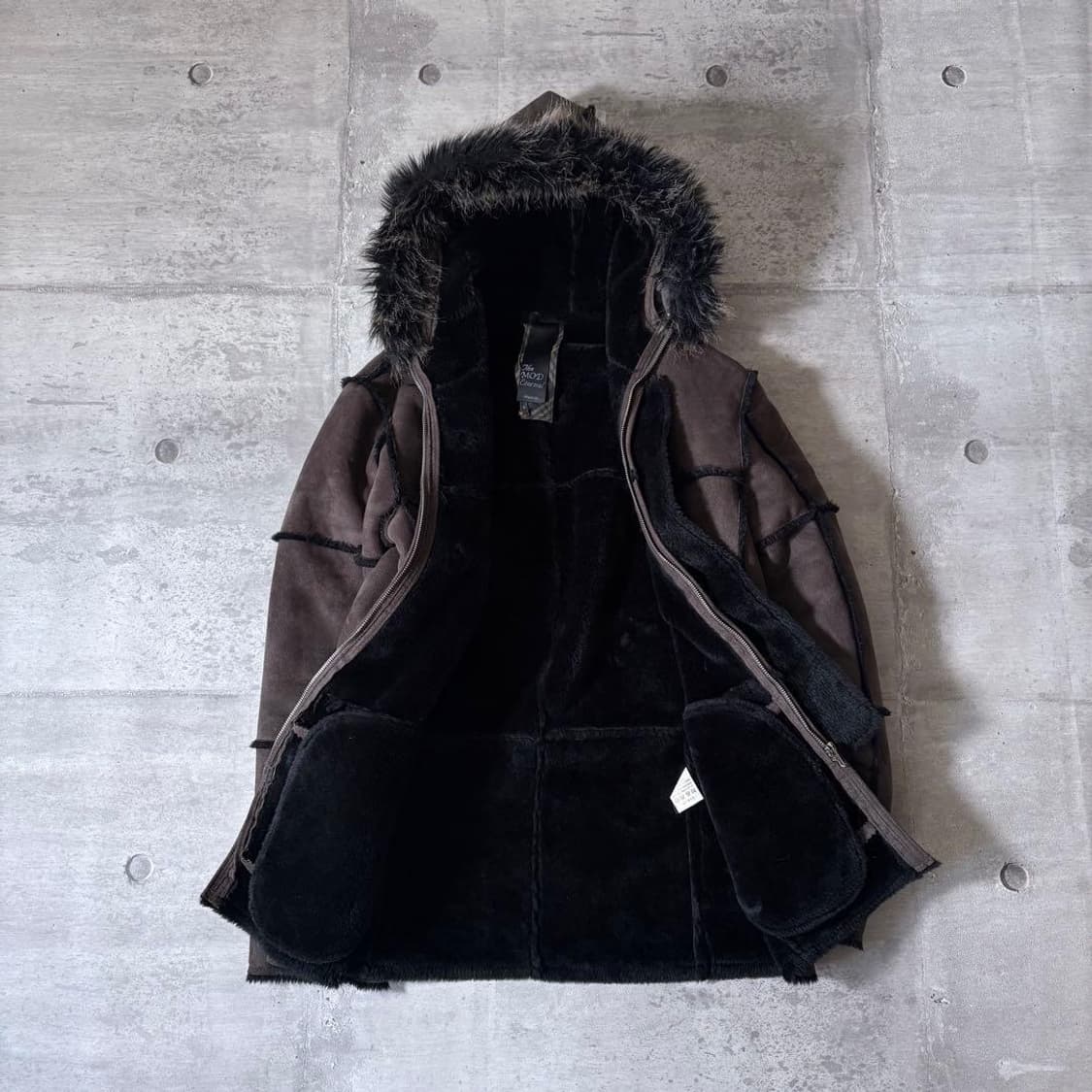 무스탕 퍼 후드 자켓 상품이미지5