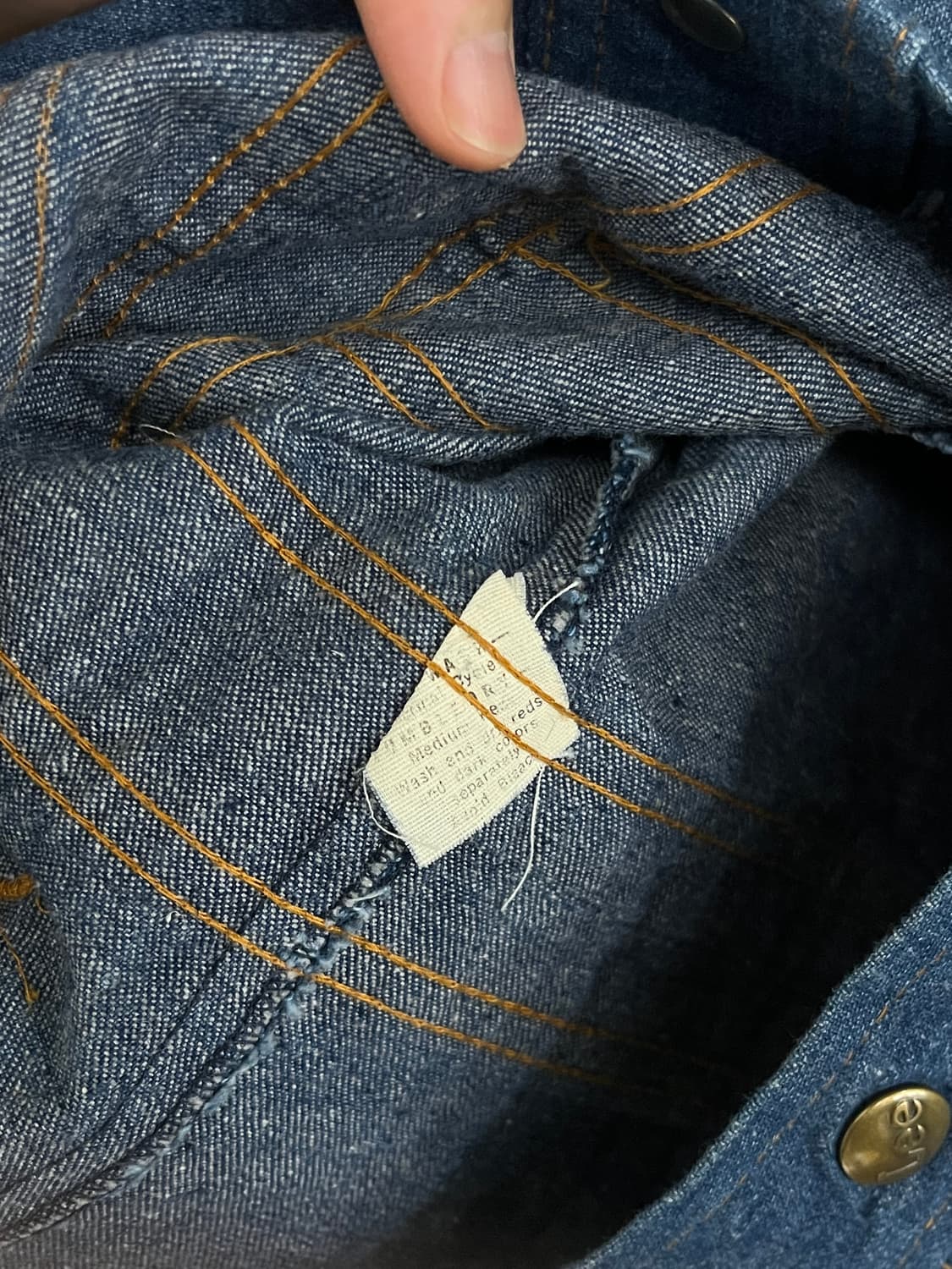 70s USA Lee DENIM JACKET 상품이미지10